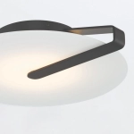 Średni plafon / kinkiet Nuvola – Matowa czerń QN-NUVOLA-F-M-BK Elstead Lighting