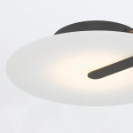 Średni plafon / kinkiet Nuvola – Matowa czerń QN-NUVOLA-F-M-BK Elstead Lighting