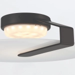 Mały plafon / kinkiet Nuvola – Matowa czerń QN-NUVOLA-F-S-BK Elstead Lighting