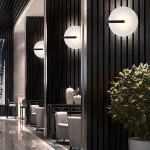 Mały plafon / kinkiet Nuvola – Matowa czerń QN-NUVOLA-F-S-BK Elstead Lighting