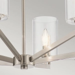 Żyrandol Nye – 6 źródeł światła – Klasyczny pewter QN-NYE6-CLP Elstead Lighting