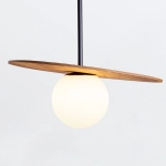 Lampa wisząca Orbit QN-ORBIT-P-M-TEAK Elstead Lighting