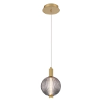 Mała lampa wisząca Palmas – 1 źródło światła – Złoty QN-PALMAS-1MP-BG Elstead Lighting