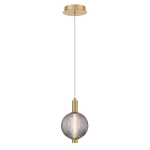 Mała lampa wisząca Palmas – 1 źródło światła – Złoty QN-PALMAS-1MP-BG Elstead Lighting