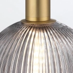 Mała lampa wisząca Palmas – 1 źródło światła – Złoty QN-PALMAS-1MP-BG Elstead Lighting