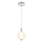 Mała lampa wisząca Palmas – 1 źródło światła – Polerowany nikiel QN-PALMAS-1MP-PN Elstead Lighting