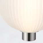 Mała lampa wisząca Palmas – 1 źródło światła – Polerowany nikiel QN-PALMAS-1MP-PN Elstead Lighting