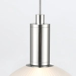 Mała lampa wisząca Palmas – 1 źródło światła – Polerowany nikiel QN-PALMAS-1MP-PN Elstead Lighting