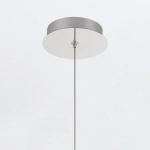 Mała lampa wisząca Palmas – 1 źródło światła – Polerowany nikiel QN-PALMAS-1MP-PN Elstead Lighting