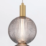 Mała lampa wisząca Palmas – 2 źródła światła – Złoty QN-PALMAS-2MP-BG Elstead Lighting