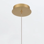 Mała lampa wisząca Palmas – 2 źródła światła – Złoty QN-PALMAS-2MP-BG Elstead Lighting