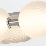Kinkiet Palmas – 3 źródła światła – Polerowany nikiel QN-PALMAS-3W-PN Elstead Lighting