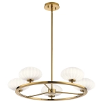 kinkiecik.pl Żyrandol Pim – 5 źródeł światła – Złoty QN-PIM5-FXG Elstead Lighting