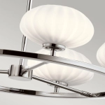 Żyrandol Pim – 5 źródeł światła – Polerowany chrom QN-PIM5-PC Elstead Lighting