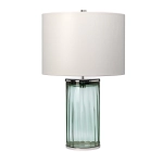 kinkiecik.pl Lampa stołowa Reno – 1 źródło światła – Zielone/ Polerowany nikiel QN-RENO-GREEN-PN Elstead Lighting