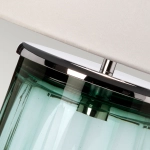 Lampa stołowa Reno – 1 źródło światła – Zielone/ Polerowany nikiel QN-RENO-GREEN-PN Elstead Lighting