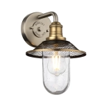 kinkiecik.pl Kinkiet Rigby – 1 źródło światła – Antyczny nikiel/ Stary mosiądz QN-RIGBY1-BATH-AN Elstead Lighting