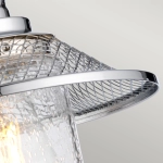 Kinkiet Rigby – 1 źródło światła – Polerowany chrom QN-RIGBY1-BATH-PC Elstead Lighting