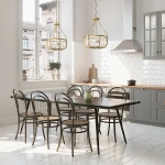Lampa wisząca/ Półplafon Roux – 3 źródła światła – Naturalny mosiądz QN-ROUX3-NBR Elstead Lighting