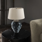 Lampa stołowa Samara – 2 źródła światła – Jasnoniebieska QN-SAMARA-TL-BLU Elstead Lighting