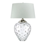 Duża lampa stołowa Samara – 2 źródła światła – Bezbarwne szkło QN-SAMARA-TL-LRG-CLR Elstead Lighting