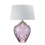 kinkiecik.pl Duża lampa stołowa Samara – 2 źródła światła – Śliwkowa QN-SAMARA-TL-LRG-PLM Elstead Lighting