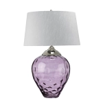 Duża lampa stołowa Samara – 2 źródła światła – Śliwkowa QN-SAMARA-TL-LRG-PLM Elstead Lighting
