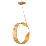 Lampa wisząca Sfera – 1 źródło światła QN-SFERA-1P-TEAK Elstead Lighting