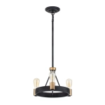 kinkiecik.pl Lampa wisząca/ Półplafon Silas – 3 źródła światła QN-SILAS-3P-DZ Elstead Lighting