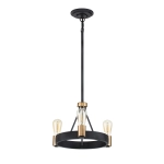 Lampa wisząca/ Półplafon Silas – 3 źródła światła QN-SILAS-3P-DZ Elstead Lighting