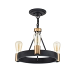 Lampa wisząca/ Półplafon Silas – 3 źródła światła QN-SILAS-3P-DZ Elstead Lighting
