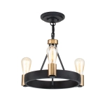 Lampa wisząca/ Półplafon Silas – 3 źródła światła QN-SILAS-3P-DZ Elstead Lighting