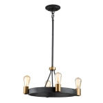 kinkiecik.pl Lampa wisząca/ Półplafon Silas – 4 źródła światła QN-SILAS-4P-DZ Elstead Lighting