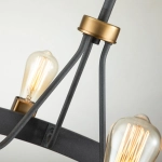 Lampa wisząca/ Półplafon Silas – 4 źródła światła QN-SILAS-4P-DZ Elstead Lighting