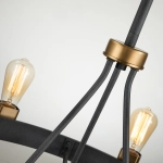 Lampa wisząca/ Półplafon Silas – 8 źródeł światła QN-SILAS-8P-DZ Elstead Lighting
