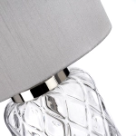 Lampa stołowa Sola – 1 źródło światła – Srebrny abażur QN-SOLA-TL-S Elstead Lighting
