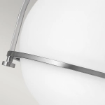 Plafon Somerset – 1 źródło światła – Opalowe szkło – Szczotkowany nikiel QN-SOMERSET-F-O-BN Elstead Lighting