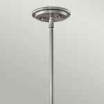 Lampa wisząca Somerset – 1 źródło światła – Opalowe szkło – Szczotkowany nikiel QN-SOMERSET-P-O-BN Elstead Lighting