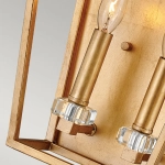 Kinkiet Stinson – 2 źródła światła – Przecierany mosiądz QN-STINSON2-DBR Elstead Lighting