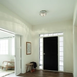 Plafon Tollis – 2 źródła światła – Białe/ Naturalny mosiądz QN-TOLLIS-F-NBR Elstead Lighting