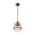 kinkiecik.pl Lampa wisząca/ Plafon Triocent – 1 źródło światła – Naturalny mosiądz QN-TRIOCENT-P-NBR Elstead Lighting