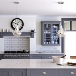 Lampa wisząca/ Plafon Triocent – 1 źródło światła – Polerowany nikiel QN-TRIOCENT-P-PN Elstead Lighting