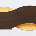 Kinkiet Vaughan – Brązowo-złoty QN-VAUGHAN-1W-BRZ-GD Elstead Lighting