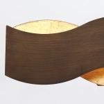 Kinkiet Vaughan – Brązowo-złoty QN-VAUGHAN-1W-BRZ-GD Elstead Lighting