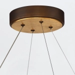 Duży żyrandol Vaughan – Brązowo-złoty QN-VAUGHAN-P-L-BRZ-GD Elstead Lighting