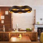 Duży żyrandol Vaughan – Brązowo-złoty QN-VAUGHAN-P-L-BRZ-GD Elstead Lighting