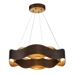 Średni żyrandol Vaughan – Brązowo-złoty QN-VAUGHAN-P-M-BRZ-GD Elstead Lighting