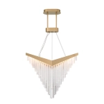 Żyrandol Vivien – Matowe złoto QN-VIVIEN-P-L-BG Elstead Lighting