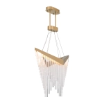 Żyrandol Vivien – Matowe złoto QN-VIVIEN-P-L-BG Elstead Lighting