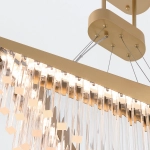 Żyrandol Vivien – Matowe złoto QN-VIVIEN-P-L-BG Elstead Lighting